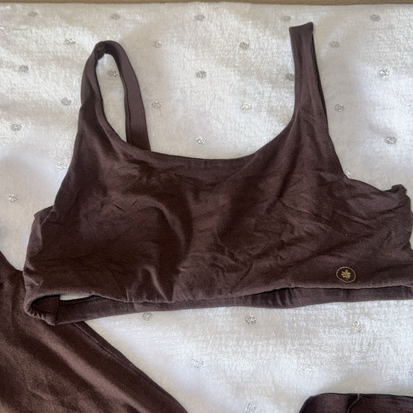 Indigo Luna flowy cropped pants and cage style bra - Picture 2 of 5